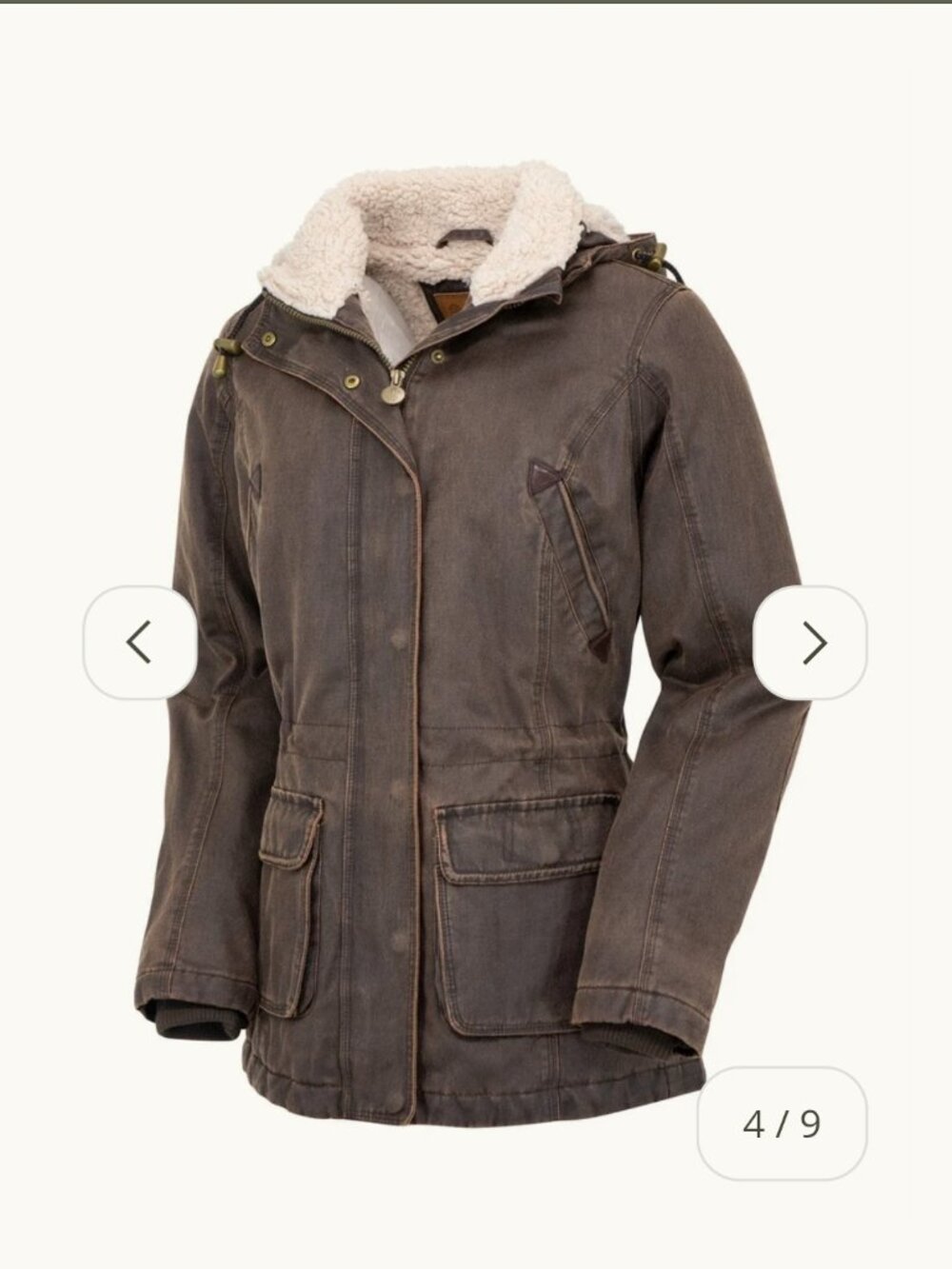 OUTBACK TRADING CO "Woodbury" Winter Jacket, women's sz M EUC - Picture 9 of 16